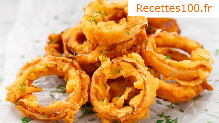 Anneaux d'oignon frits au piment