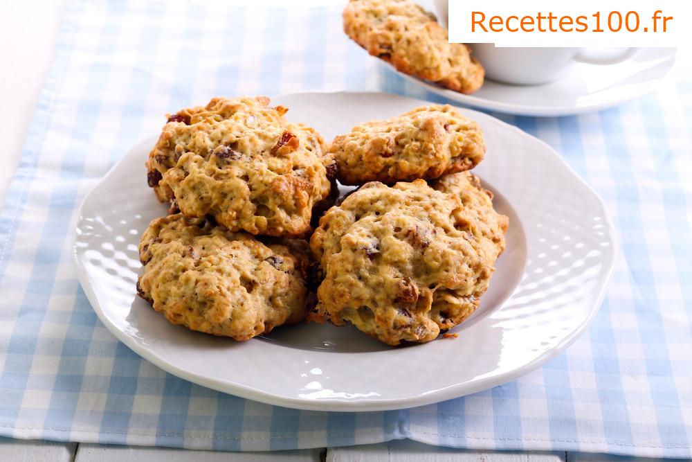 Biscuits à l'avoine avec de la pomme