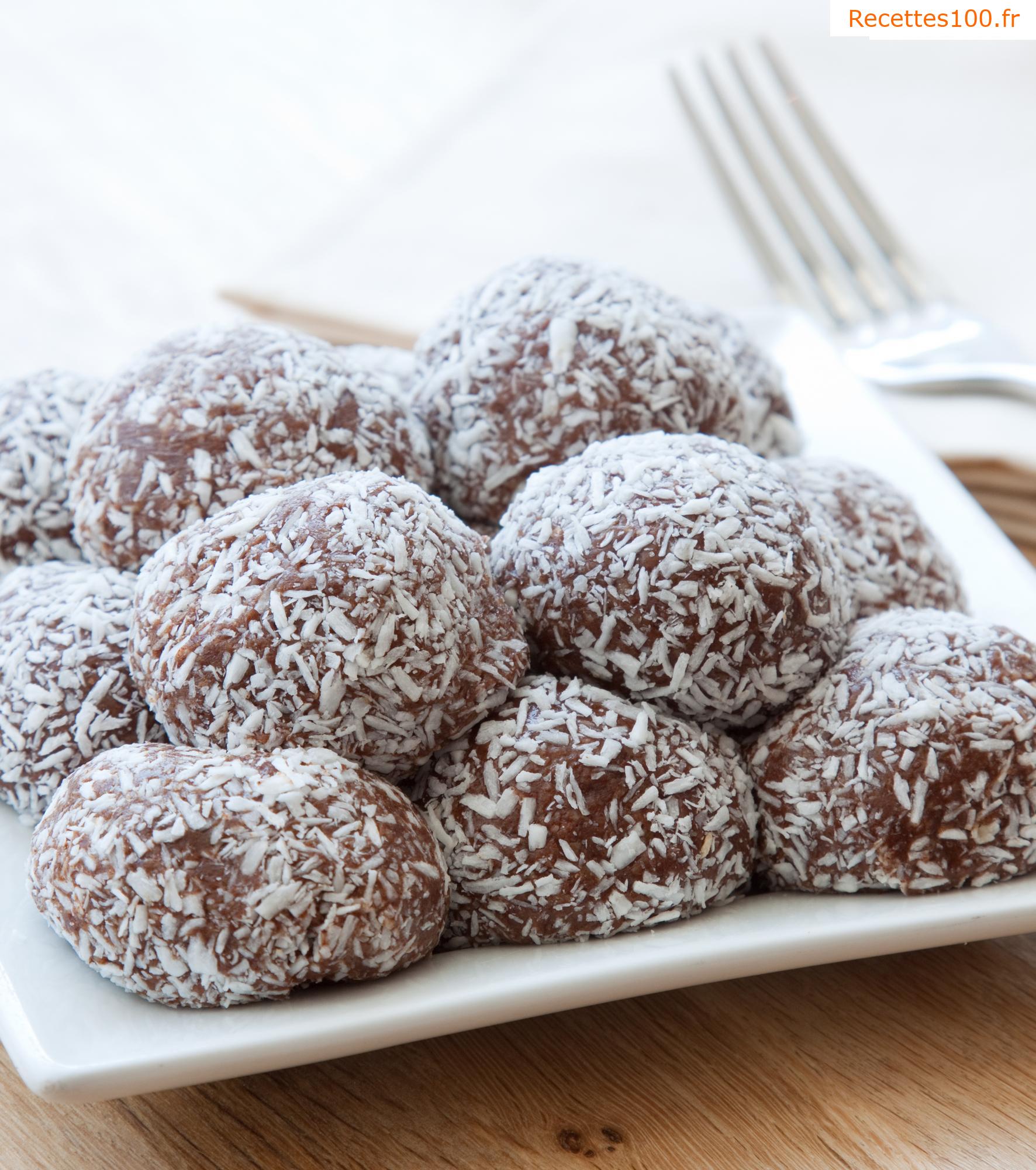 Boules de coco au rhum