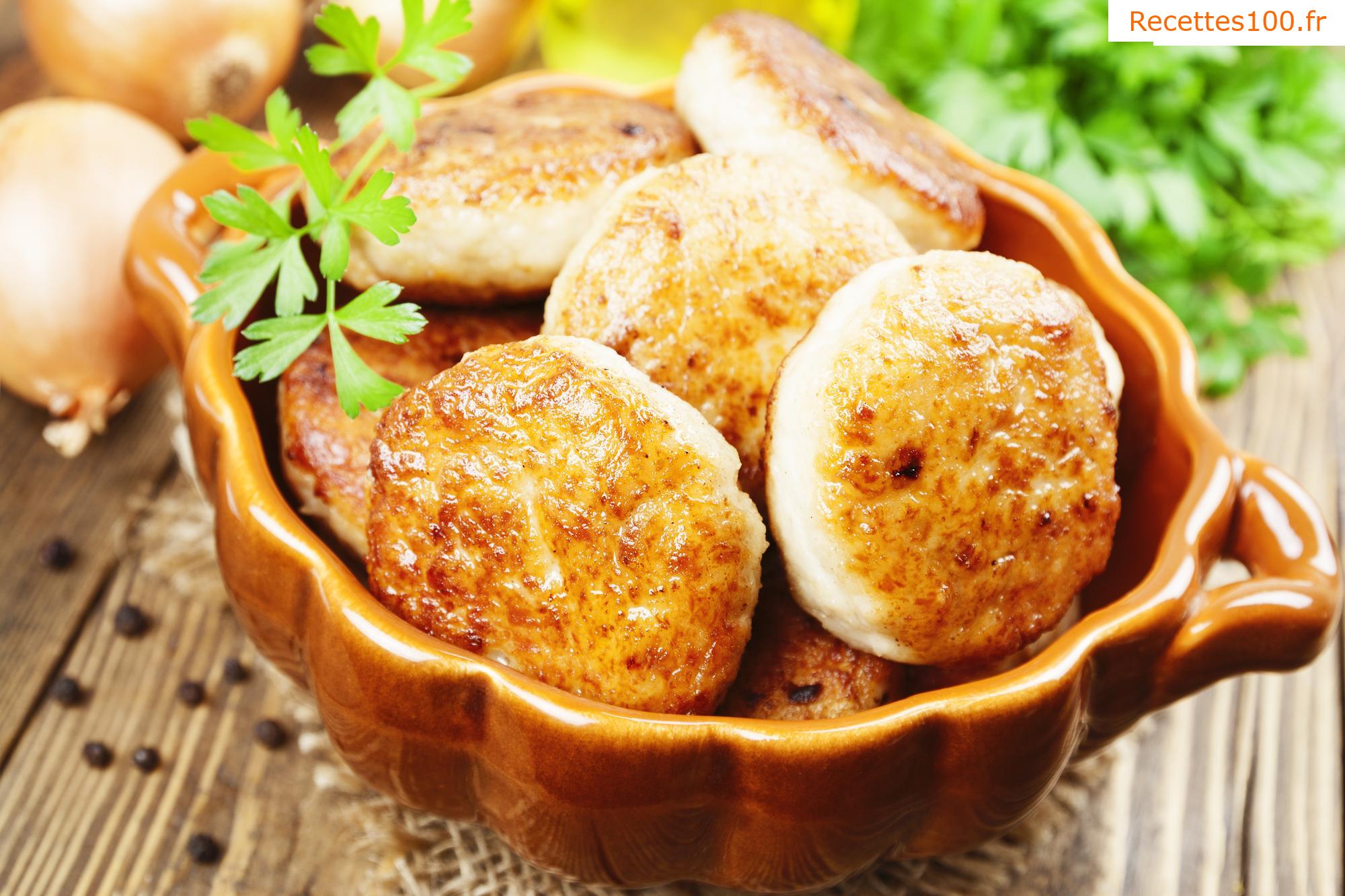 Boulettes de poulet cuit
