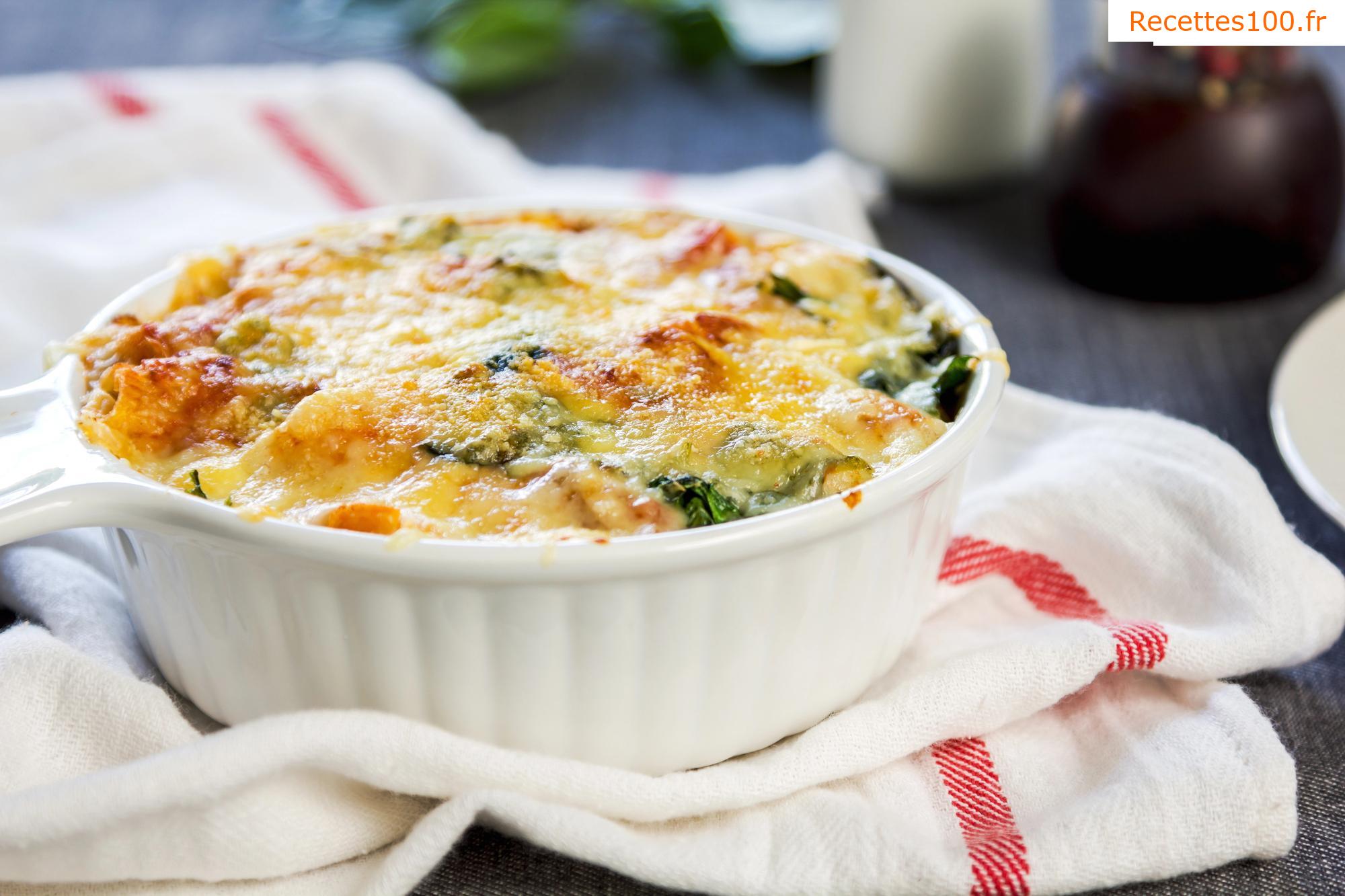 Brocoli et chou-fleur gratinés à la crème aigre