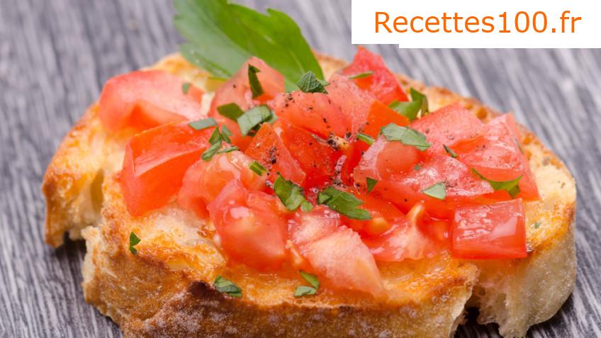 Bruschetta aux tomates