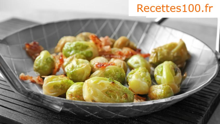 Choux de Bruxelles aux lardons
