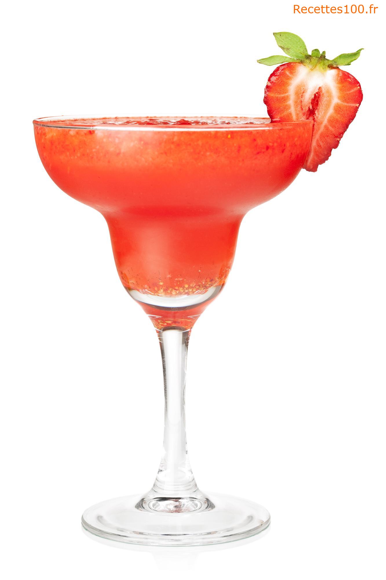 Cocktail à la fraise