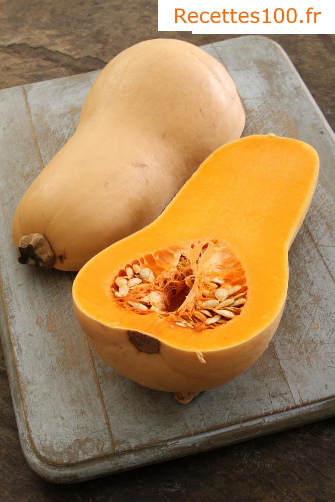 Courge musquée avec pois chiches
