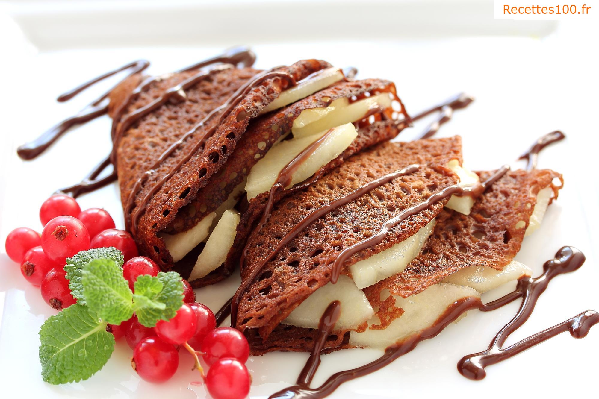 Crêpes au chocolat