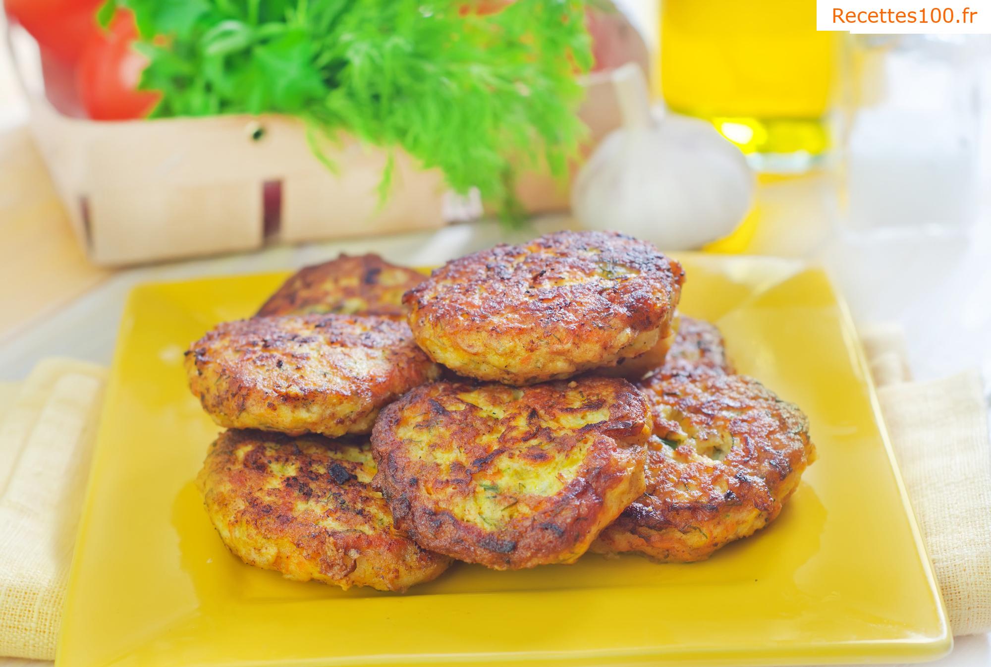 Croquettes avec des chips de pommes de terre