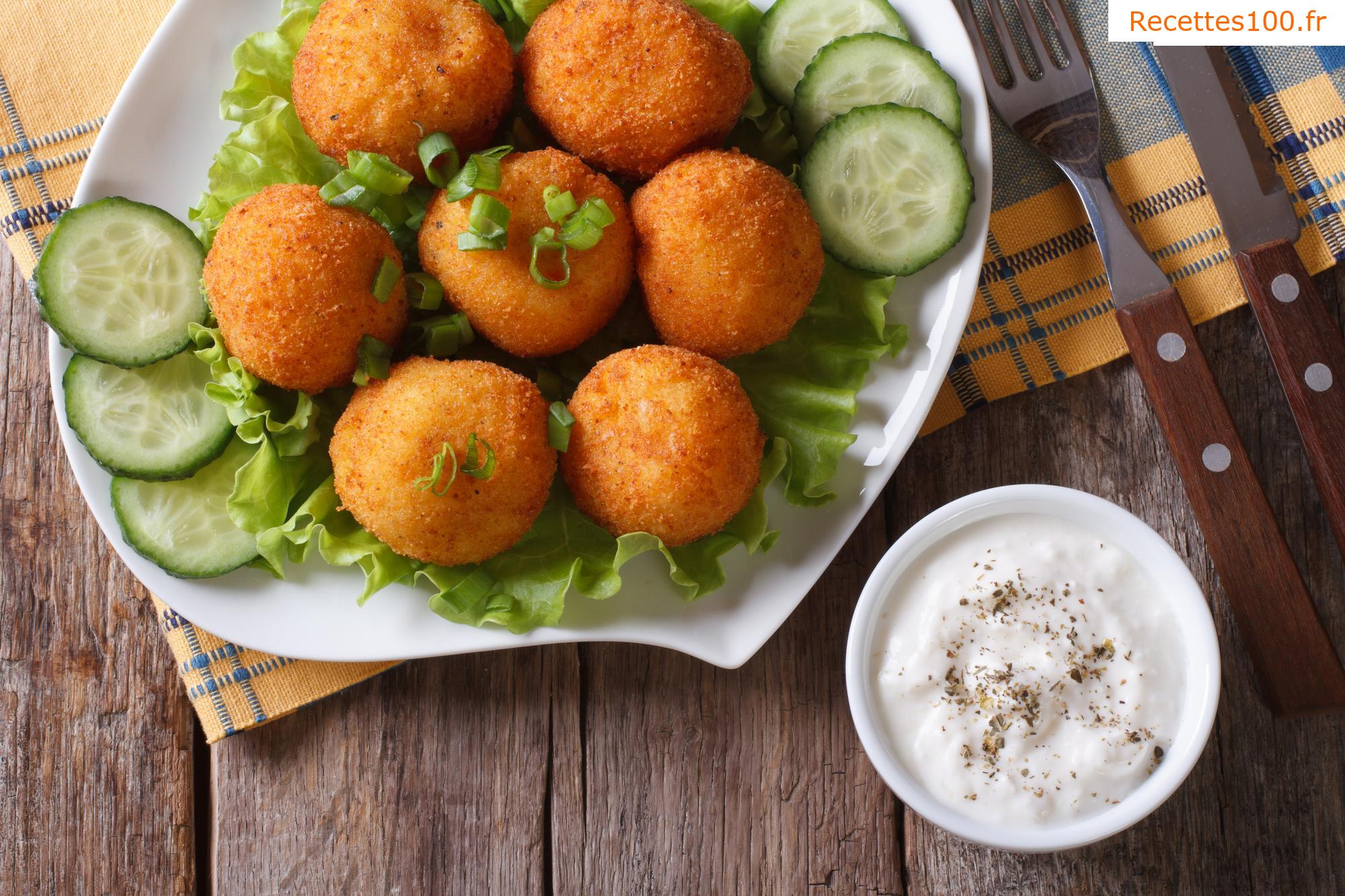 Croquettes de pommes de terre au fromage