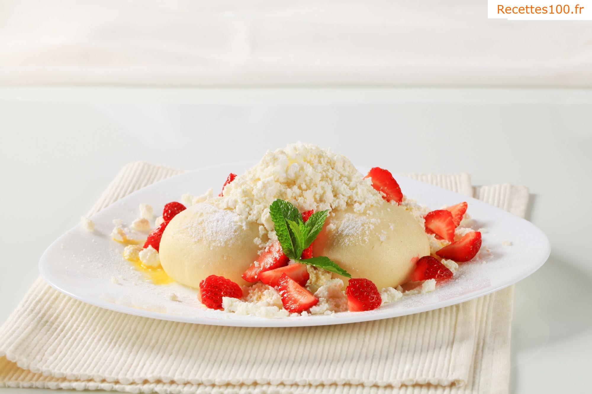 Dumplings fruités sans gluten