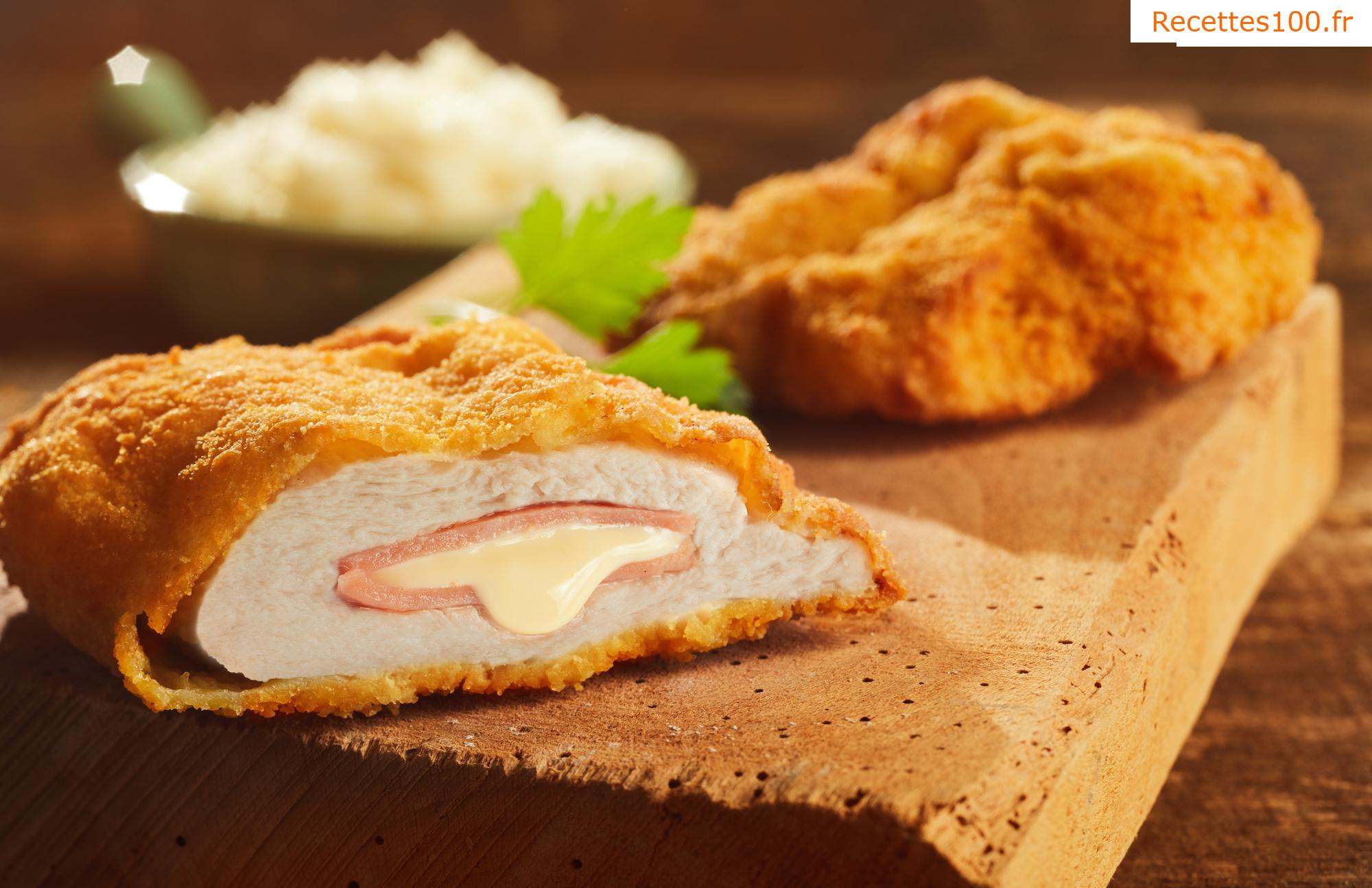 Escalope de porc farcie à la mozzarella