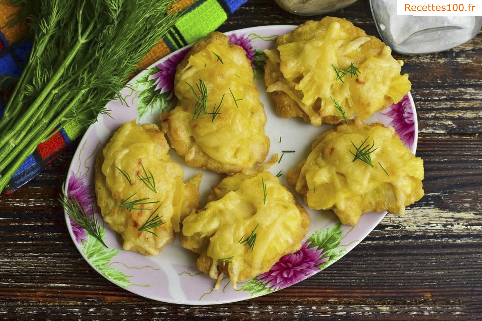 Escalope de poulet en corn flakes cuite au four (sans graisse)