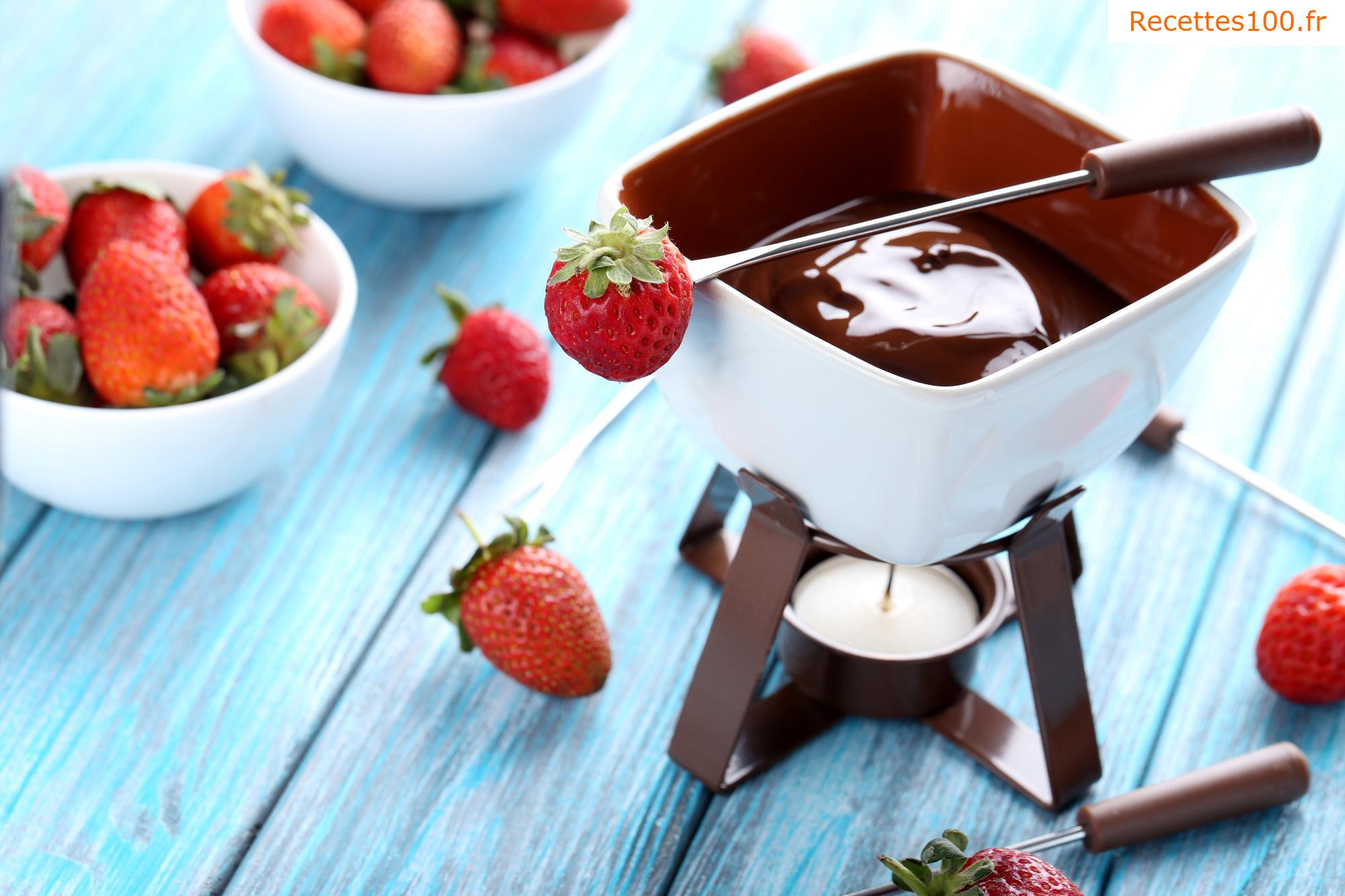 Fondue au chocolat épicé