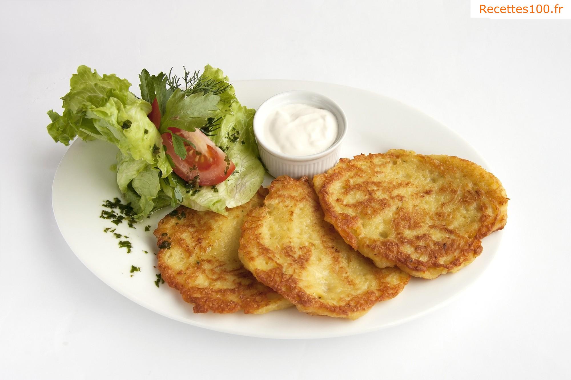 Galettes de pommes de terre au fromage Tvarůžky