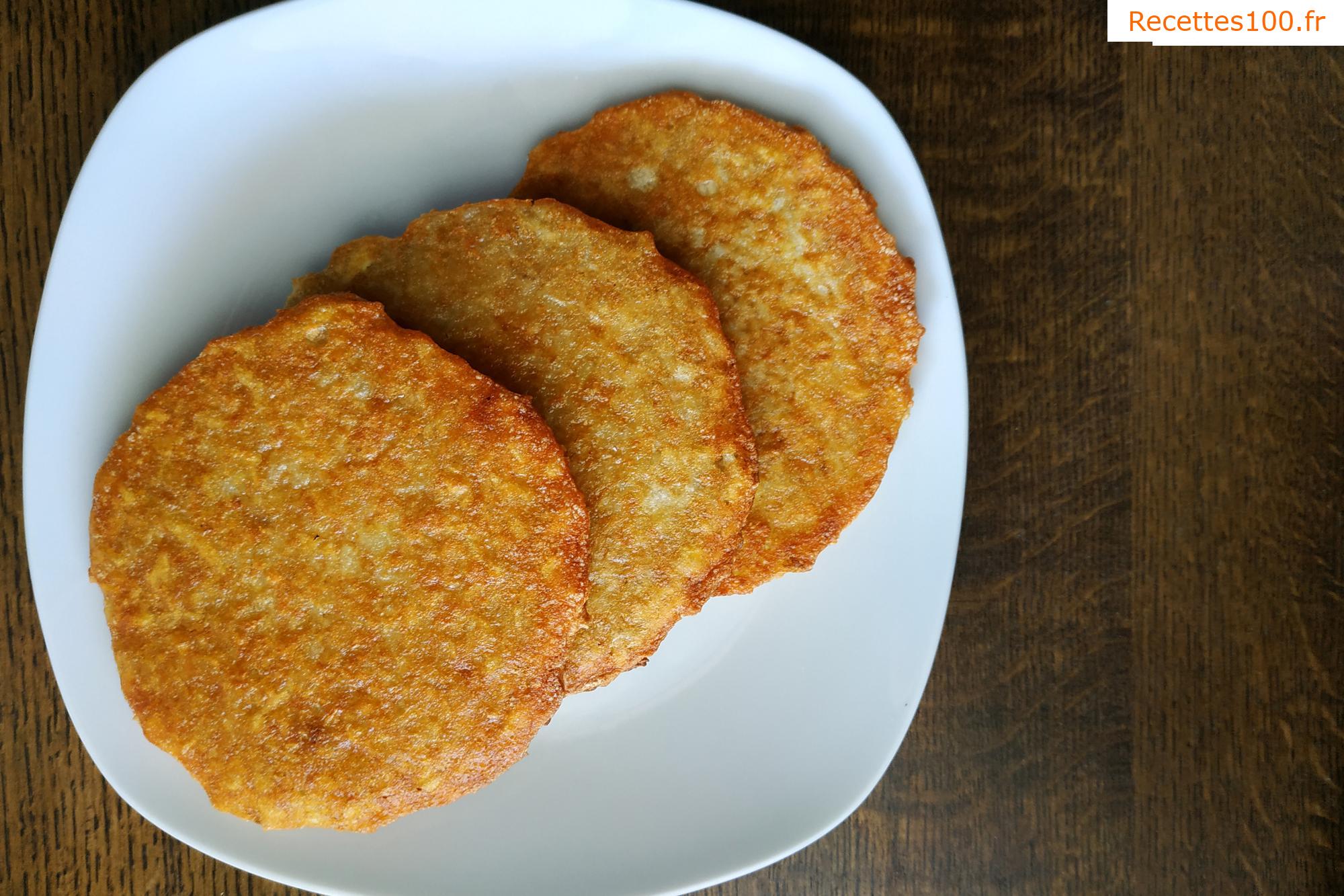 Galettes de pommes de terre au fromage