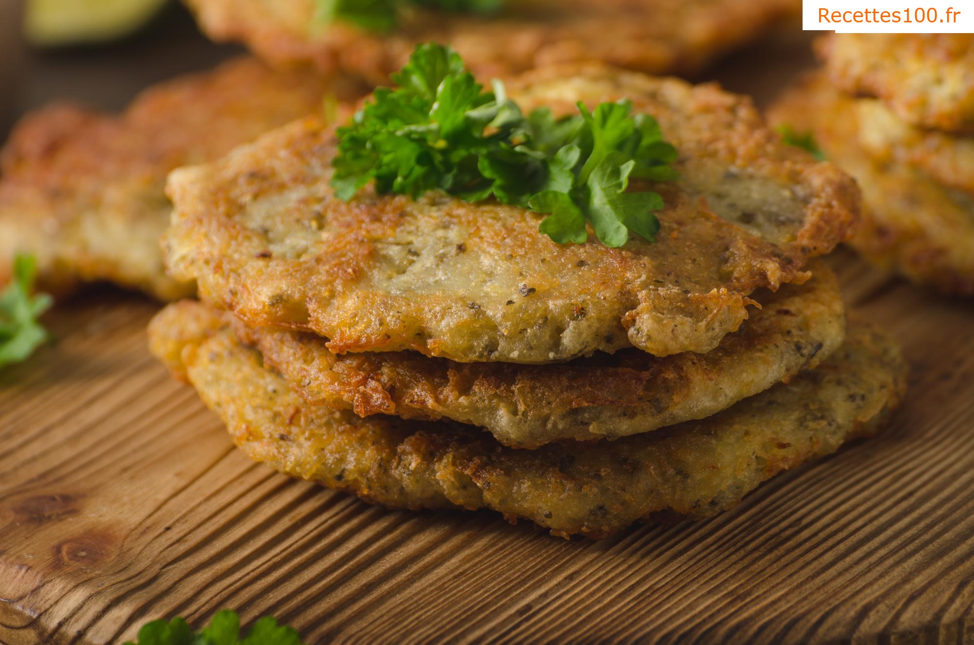 Galettes de pommes de terre avec choucroute