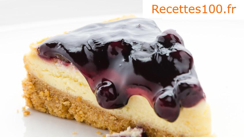 Gâteau au fromage facile et délicieux aux myrtilles selon Líza