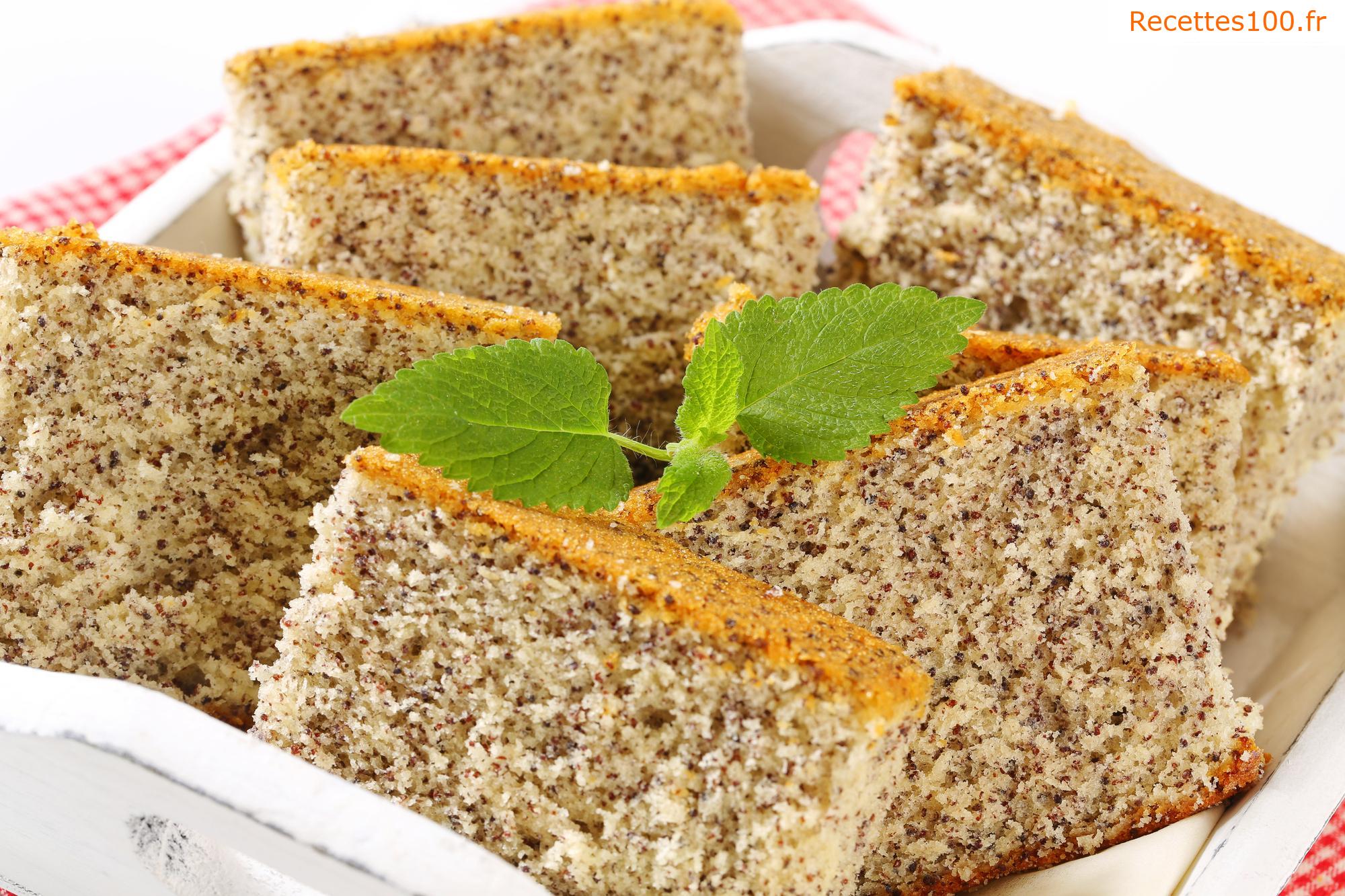 Gâteau aux pavots - rapide