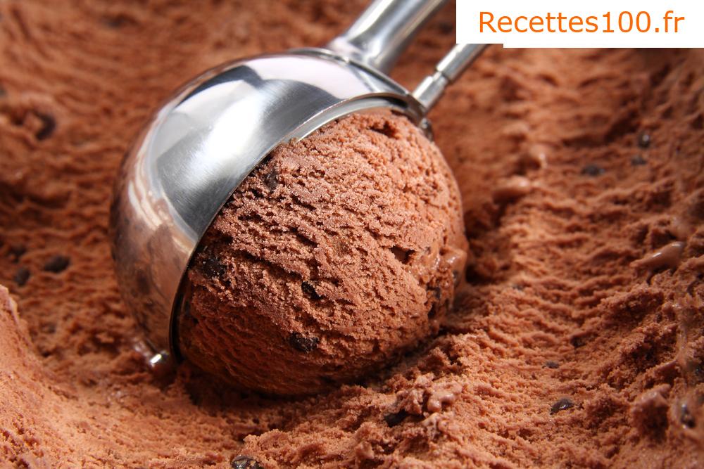 Glace au chocolat