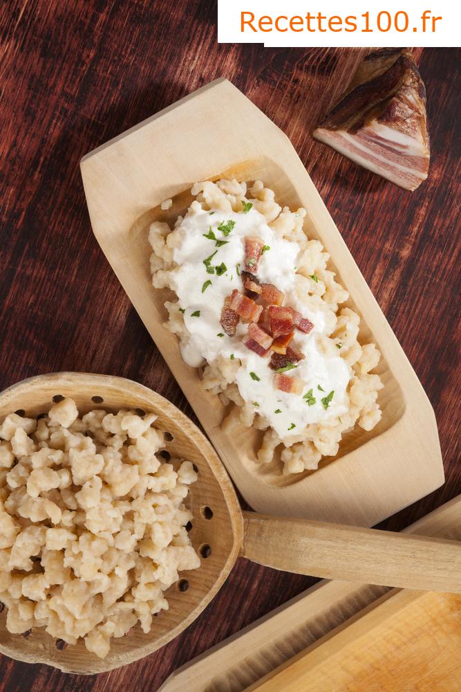 Gnocchis avec du fromage de brebis