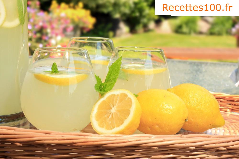 Limonade concombre-citron