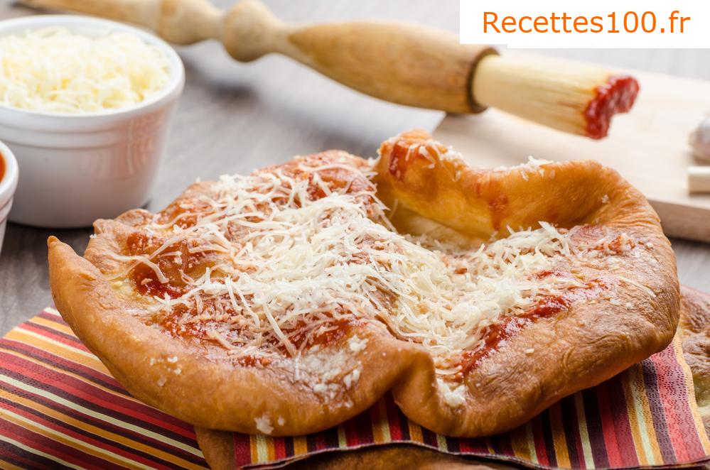 Mini langoše à la crème aigre