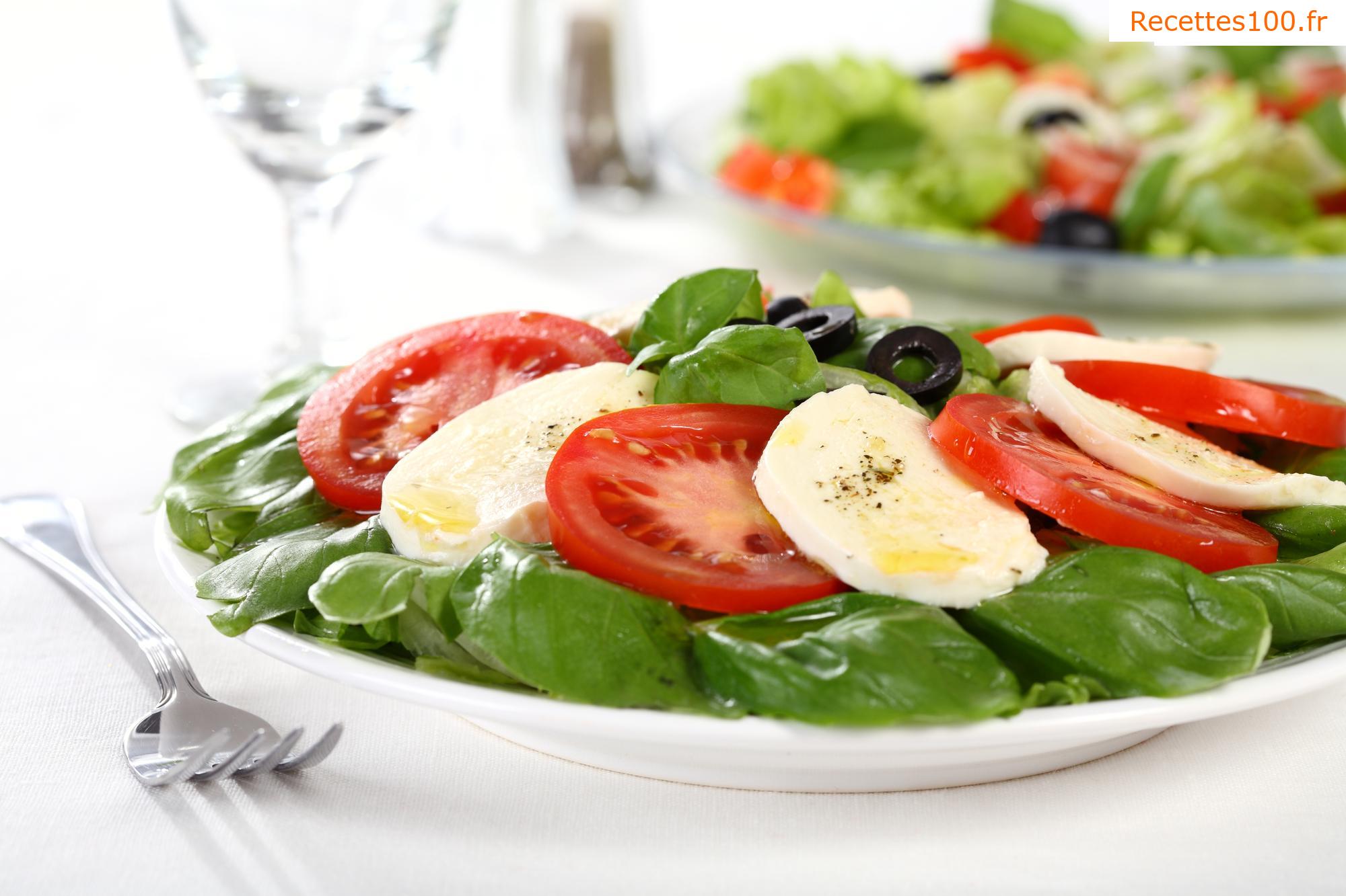 Mozzarella aux tomates