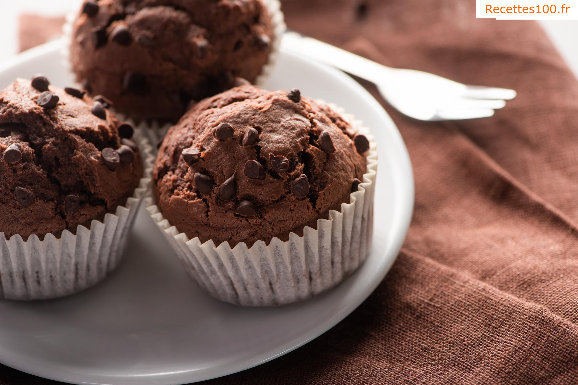 Muffins au chocolat fait maison