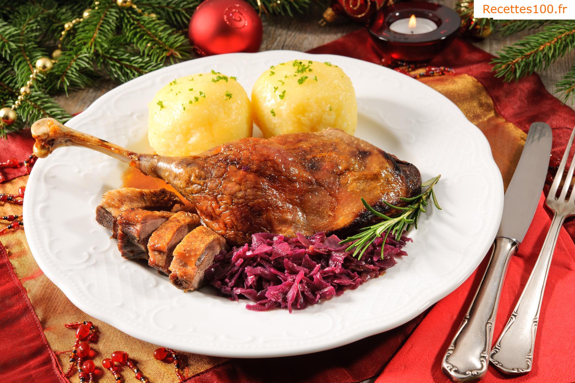 Oie et canard rôti