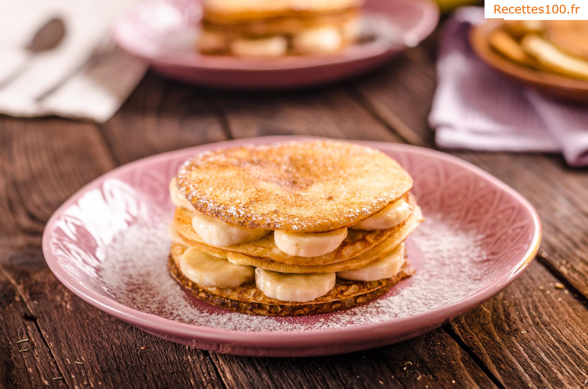 Pancakes aux bananes