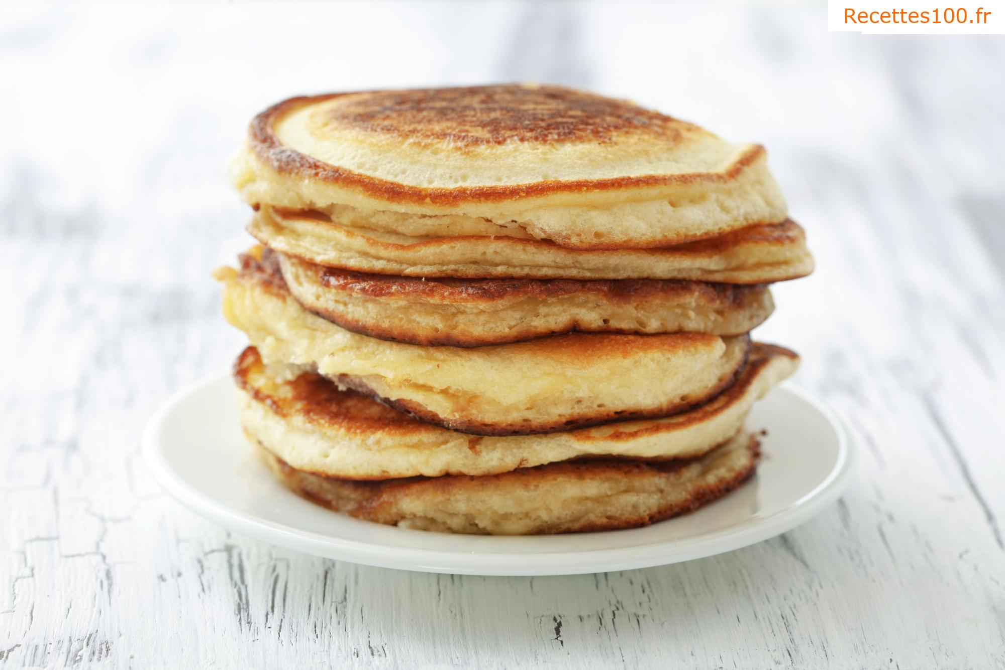 Pancakes de pâte levée