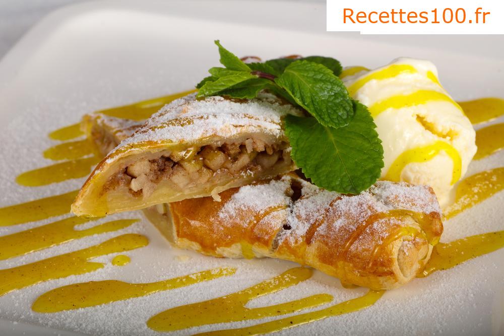 Pâte feuilletée pour strudel