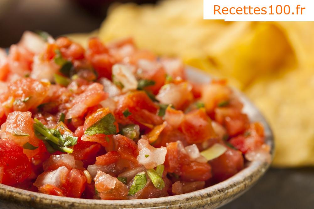 Pico de Gallo - salade aux couleurs du drapeau mexicain