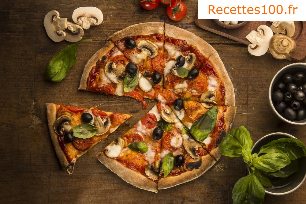 Pizza aux champignons