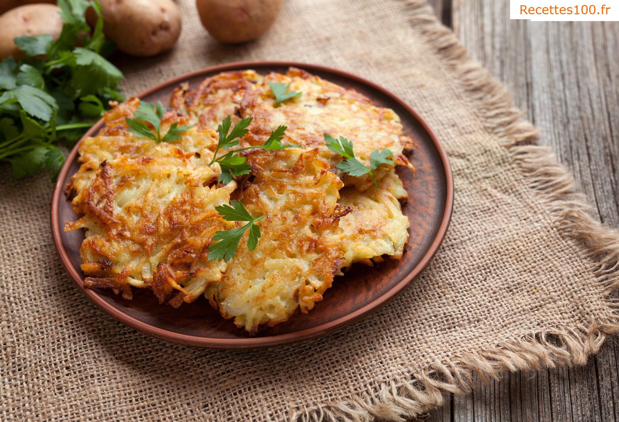 Pommes de terre râpées