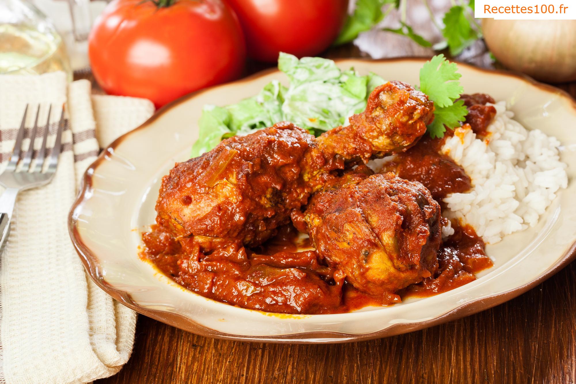 Poulet aux épices tandoori