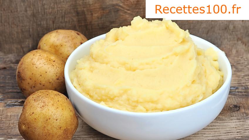 Puree de pommes de terre de Smetana avec des patates douces