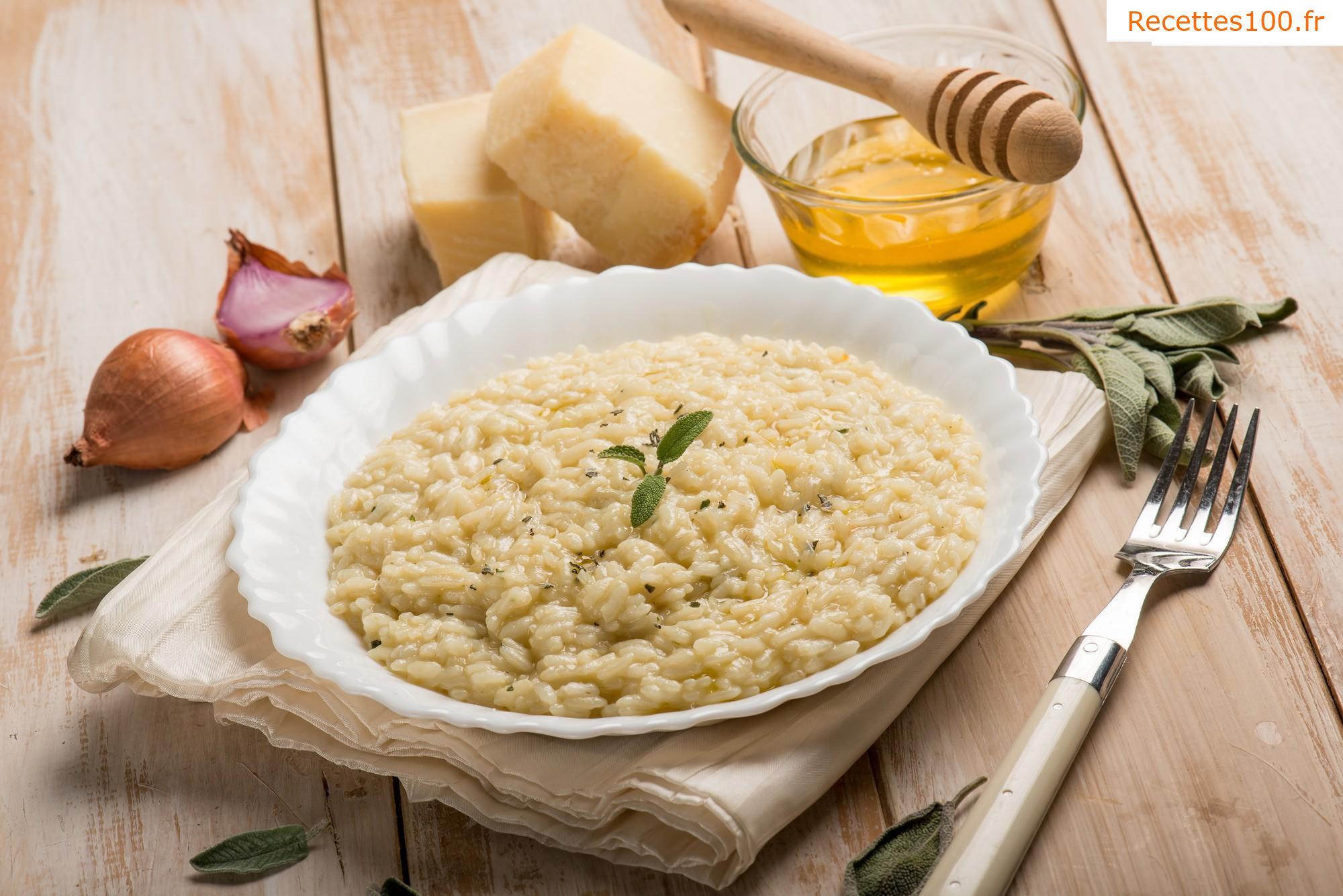 Risotto crémeux italien