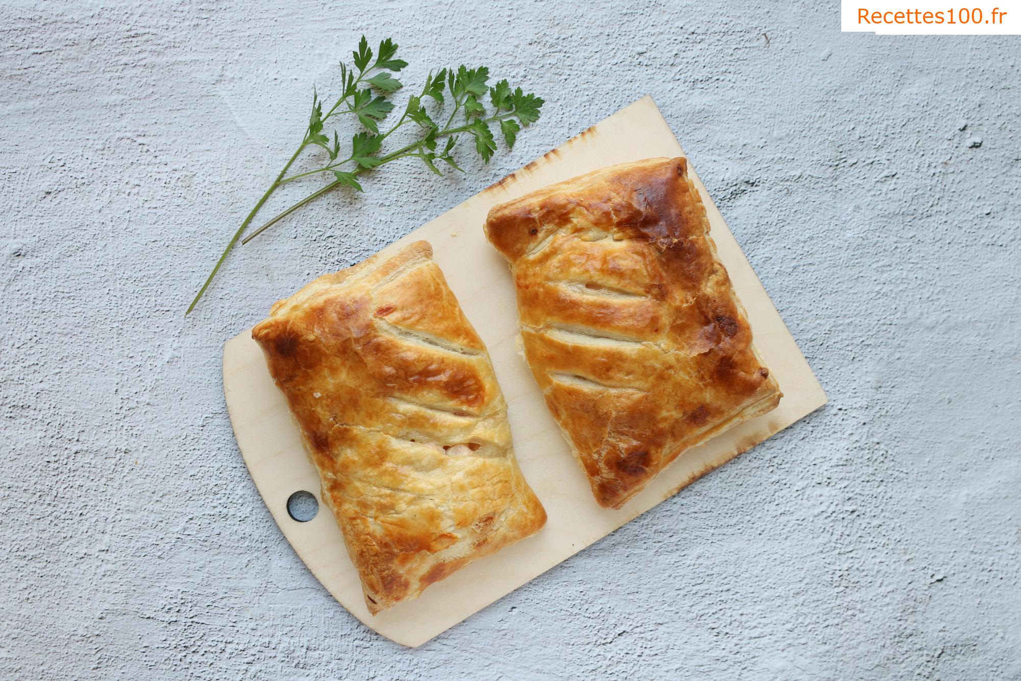 Sachets au fromage et au jambon