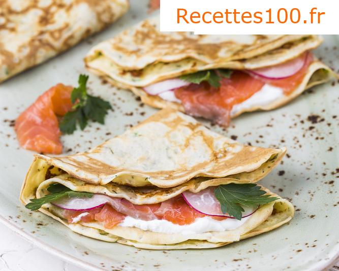 Salade au saumon fumé