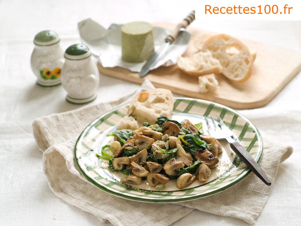 Salade de champignons