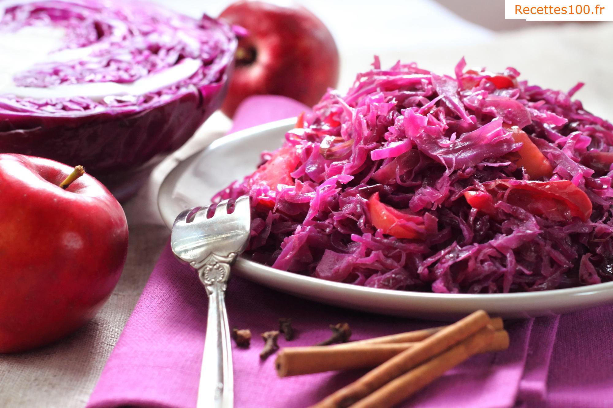 Salade de chou aux pommes