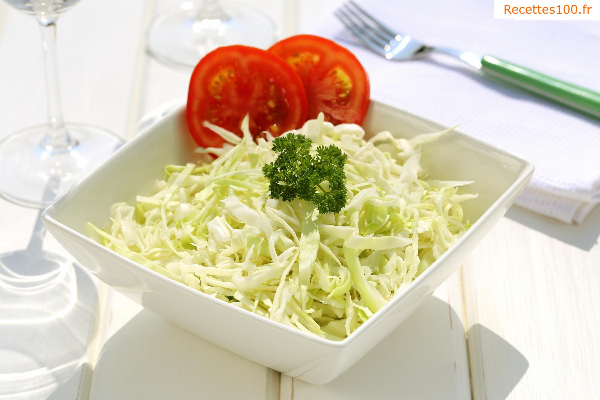 Salade de chou simple