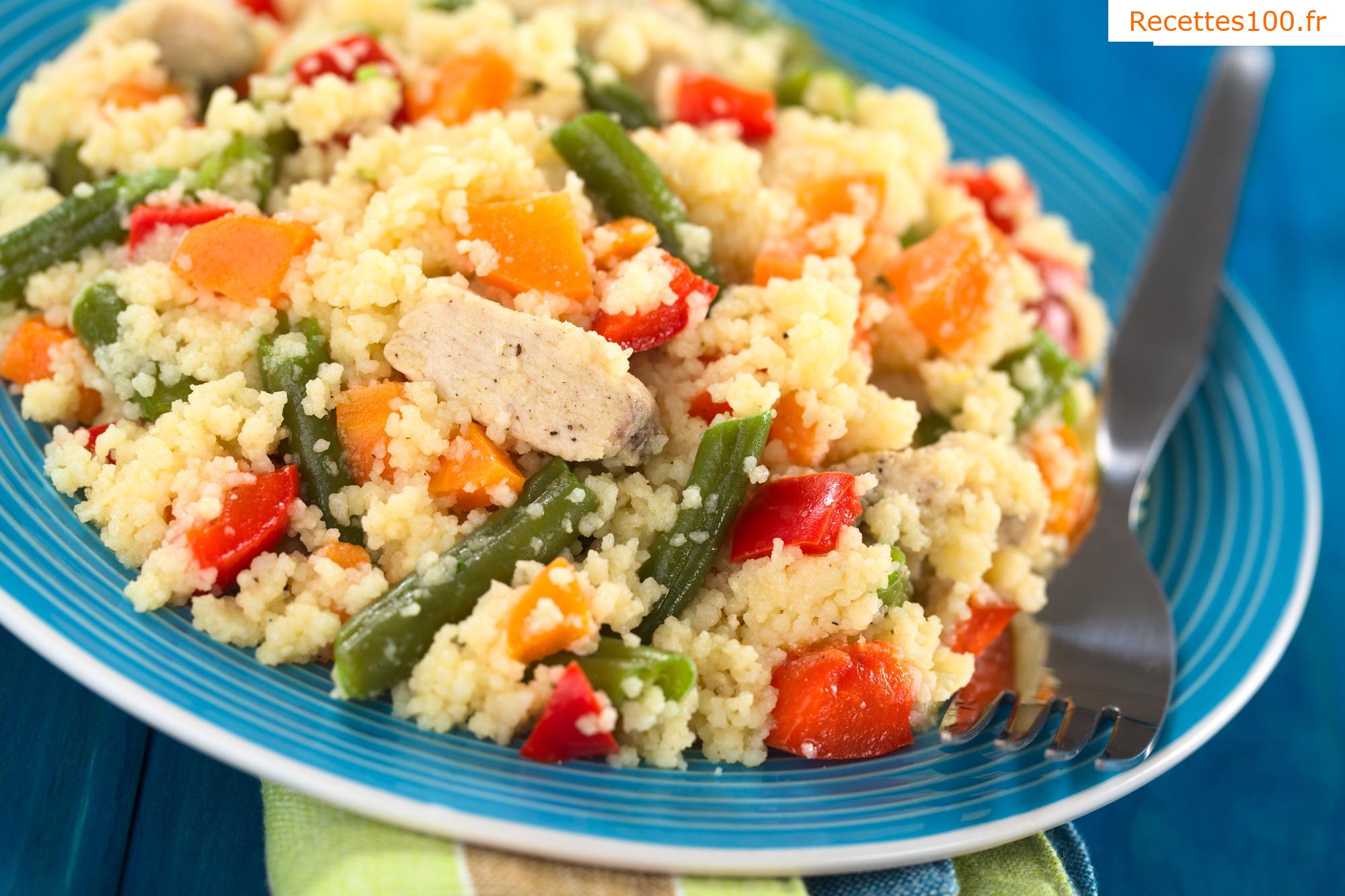 Salade de couscous au thon