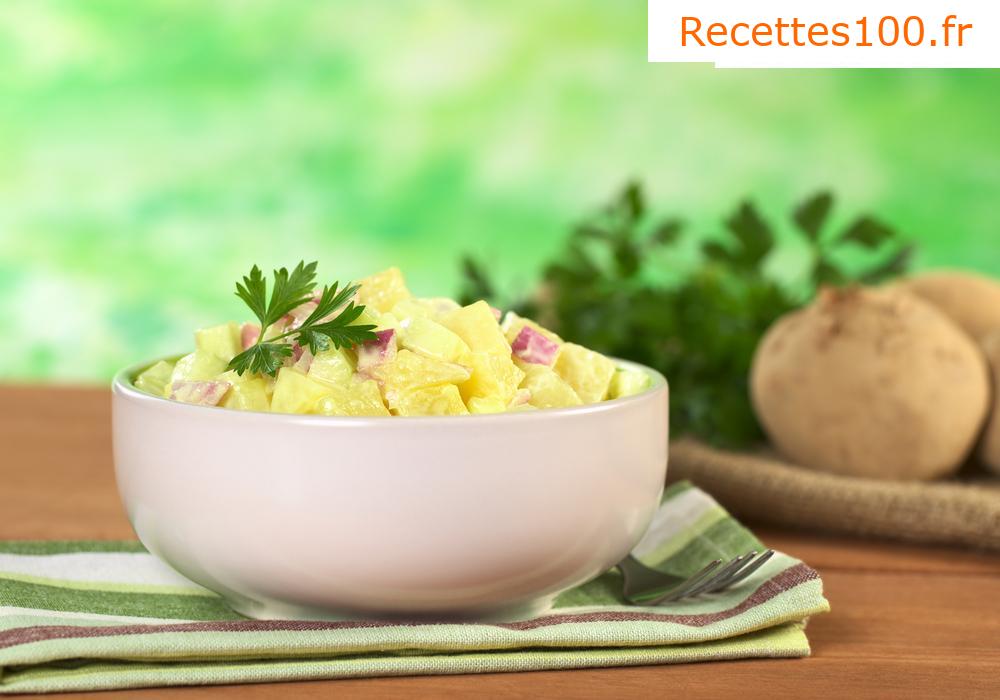Salade de pommes de terre simple sans mayonnaise
