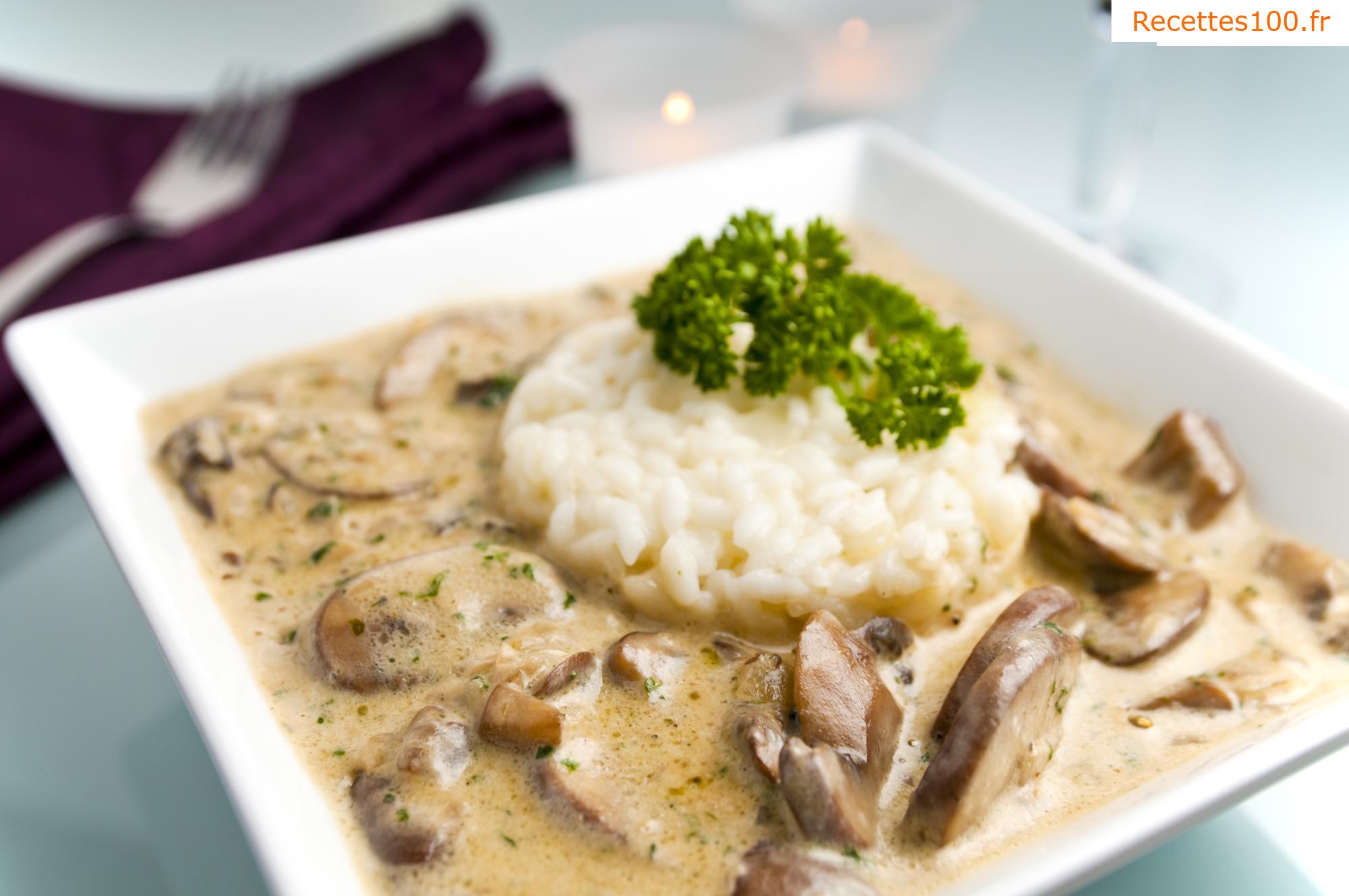 Sauce aux champignons