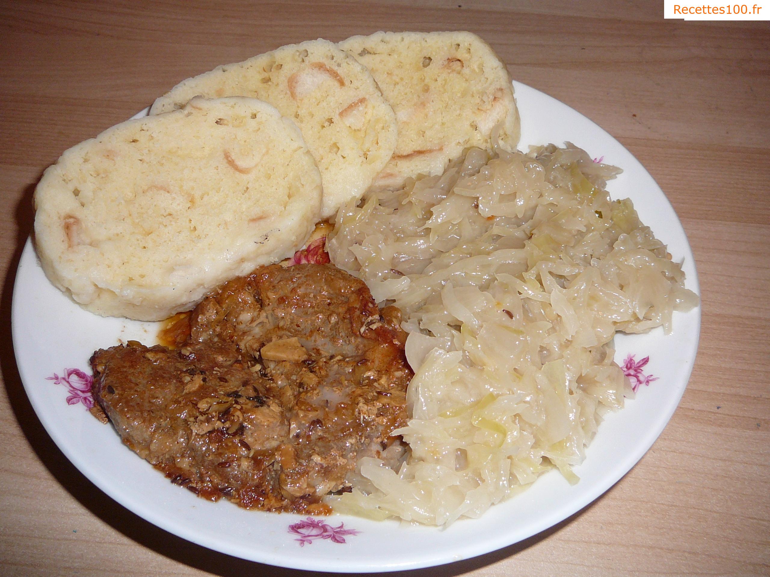 Simple porc-chou-pâtes