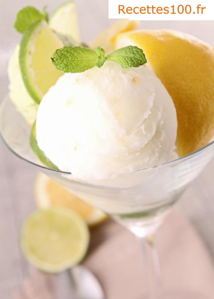 Sorbet au citron