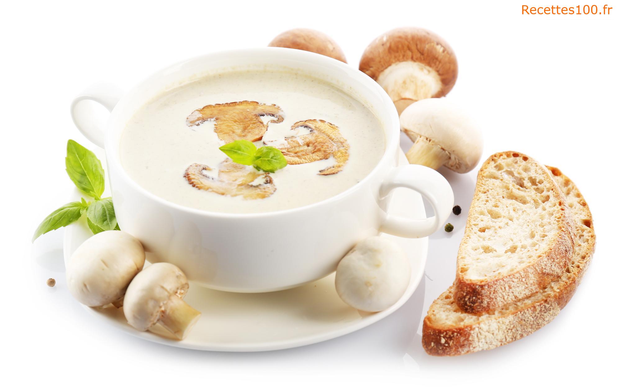 Soupe aux champignons