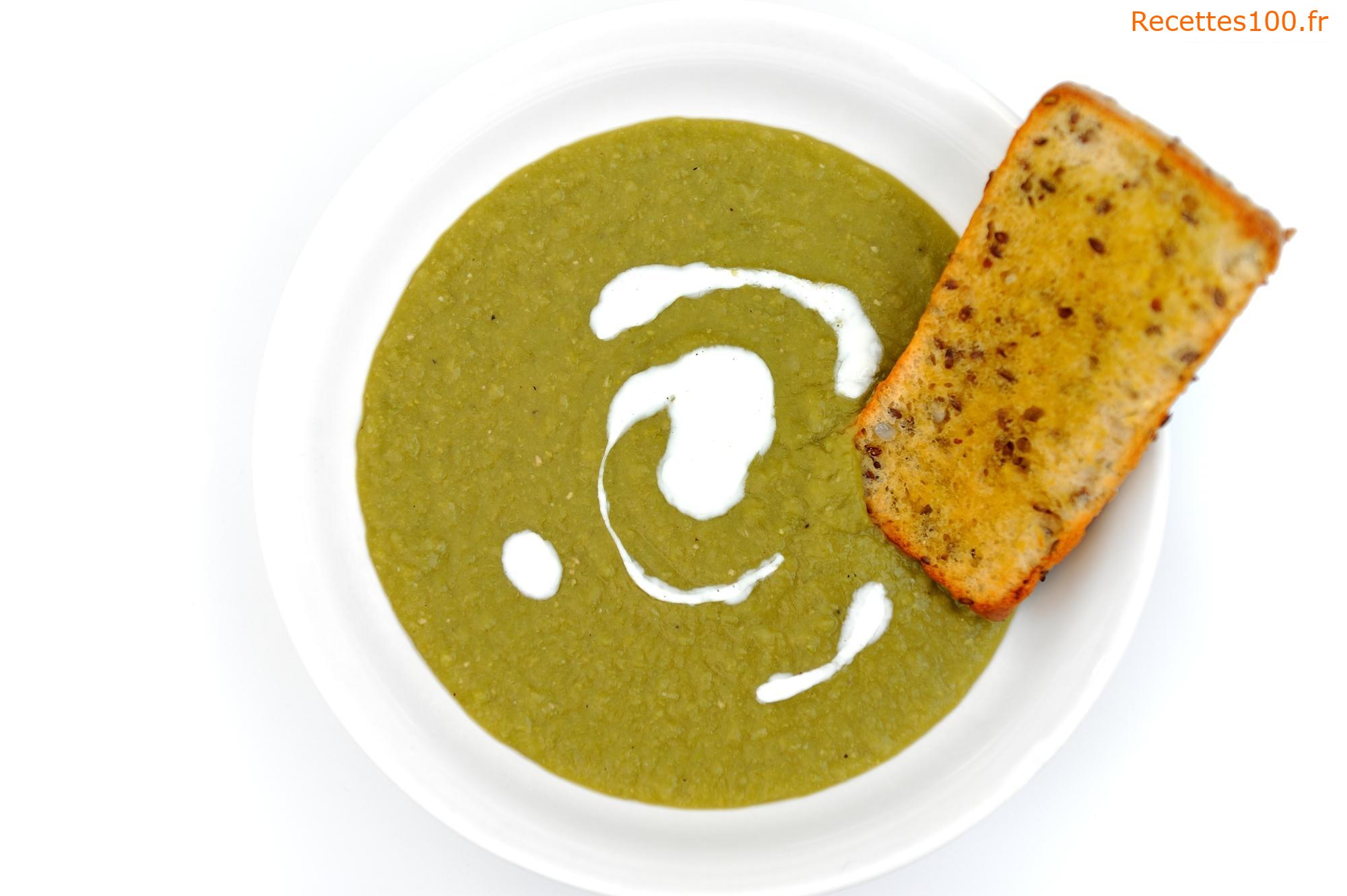 Soupe aux épinards à la crème