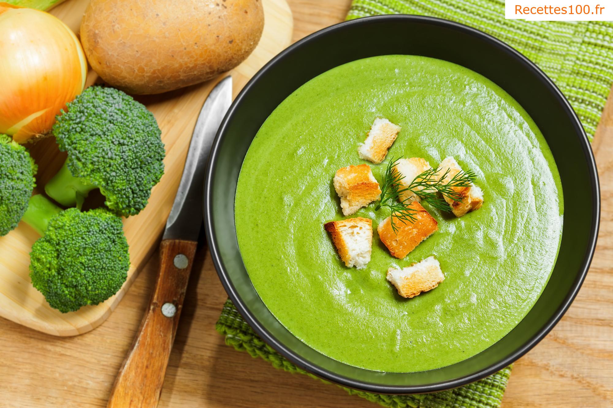 Soupe de brocoli à la crème